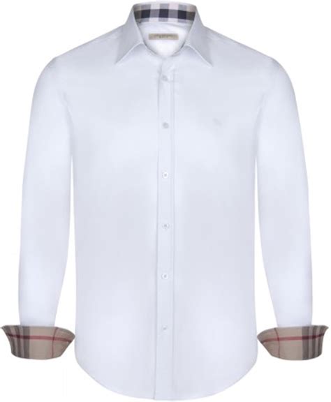 burberry men white shirt|burberry men's cotton shirt.